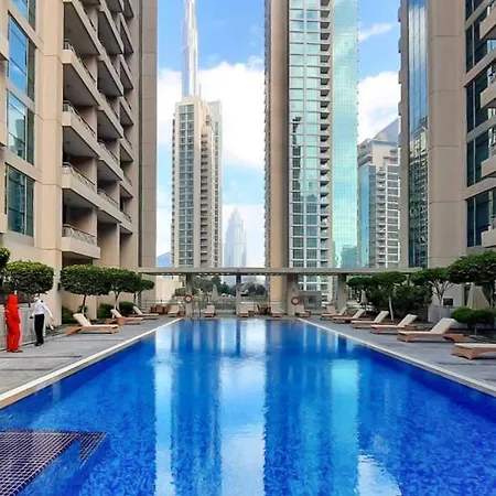 Higuests - Amazing Apartment Overlooking Burj Khalifa! Dubai Exterior photo