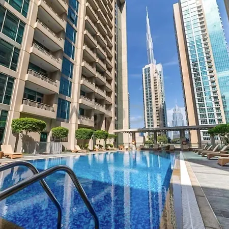 Higuests - Amazing Apartment Overlooking Burj Khalifa! Dubai Exterior photo